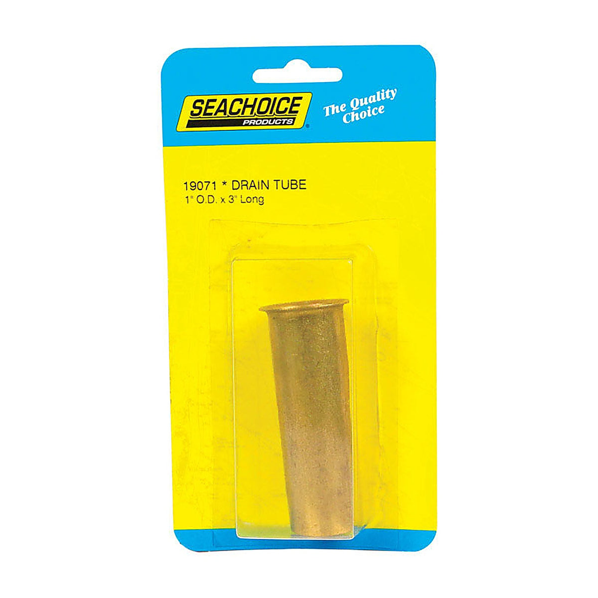 Seachoice 19071 Brass 3 in. L x 1 in. W Drain Tube