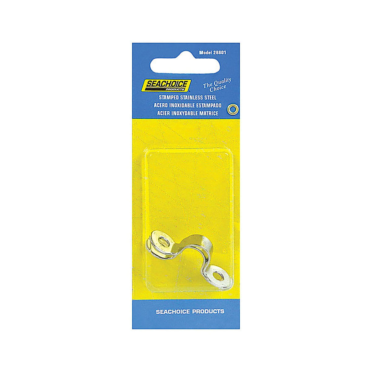 Seachoice 28801 Stainless Steel 1-5/8 in. L x 3/8 in. W Eye Straps 2/Pack