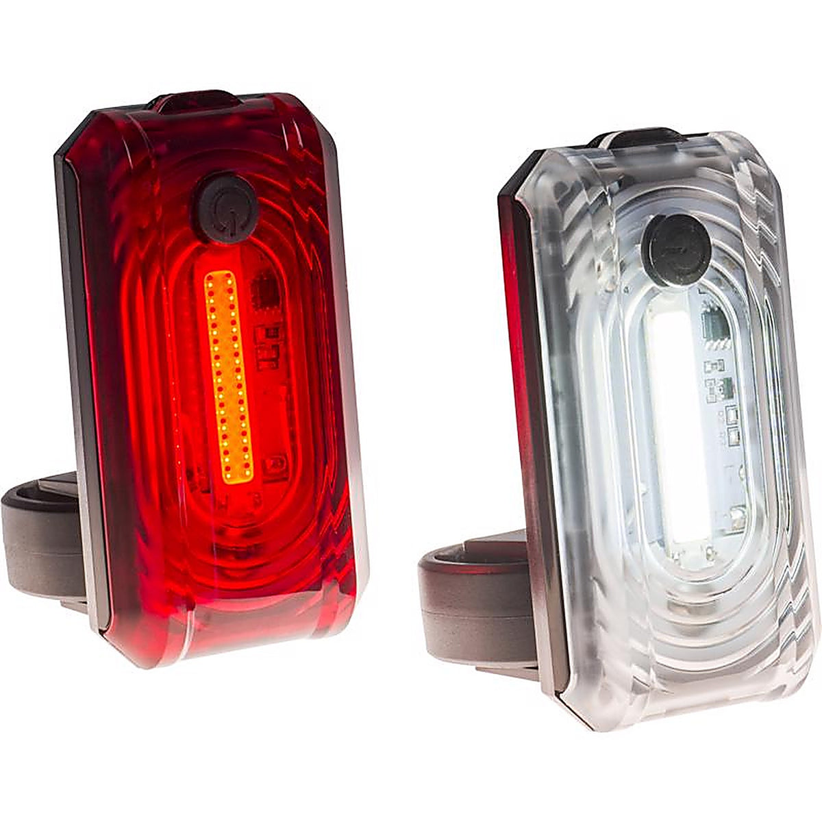 Bell Sports - 7161528 - Radian Aluminum/Reinforced Plastic Bicycle Light Set Red/White