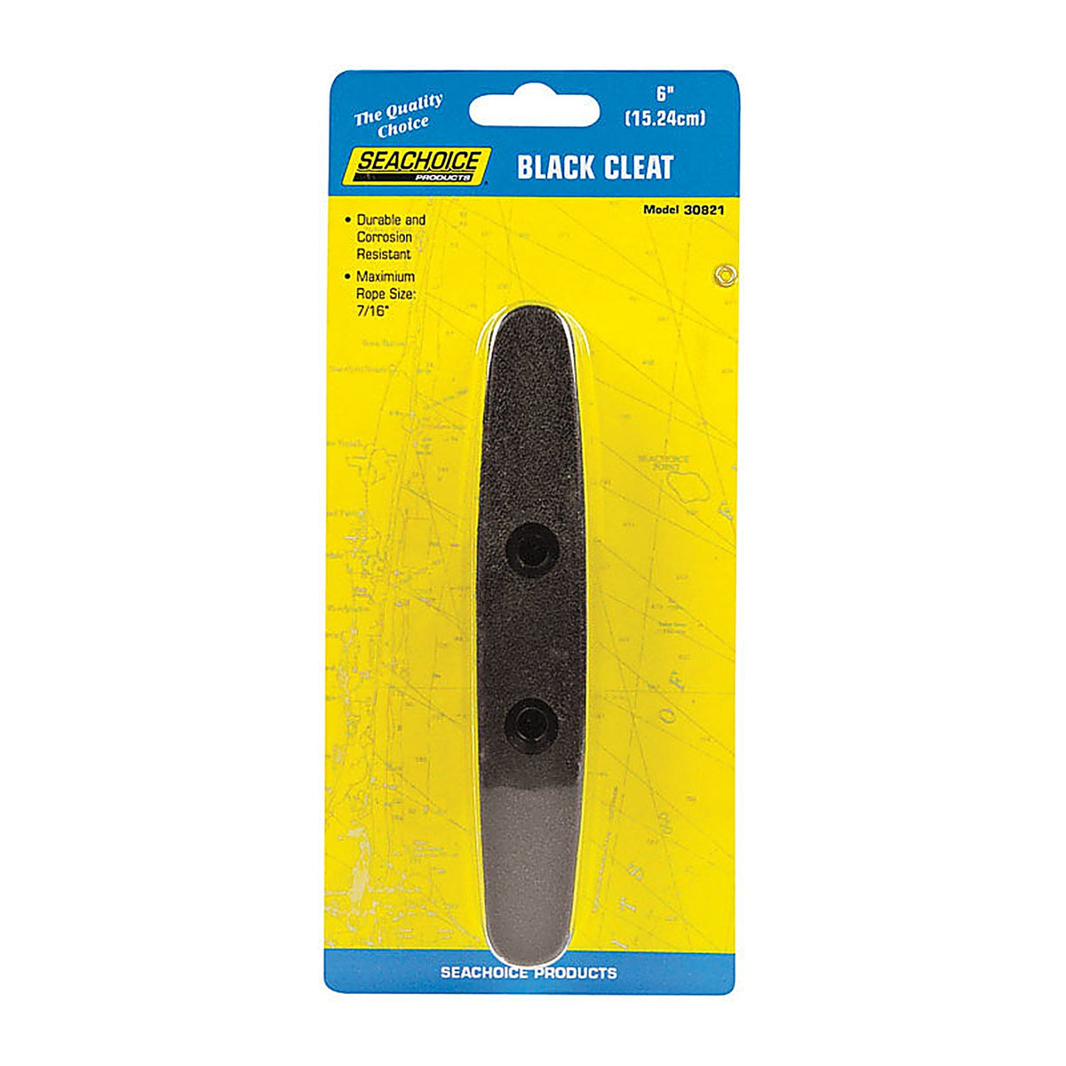 Seachoice 30821 Galvanized Plastic 6 in. L Cleat 1/Pack