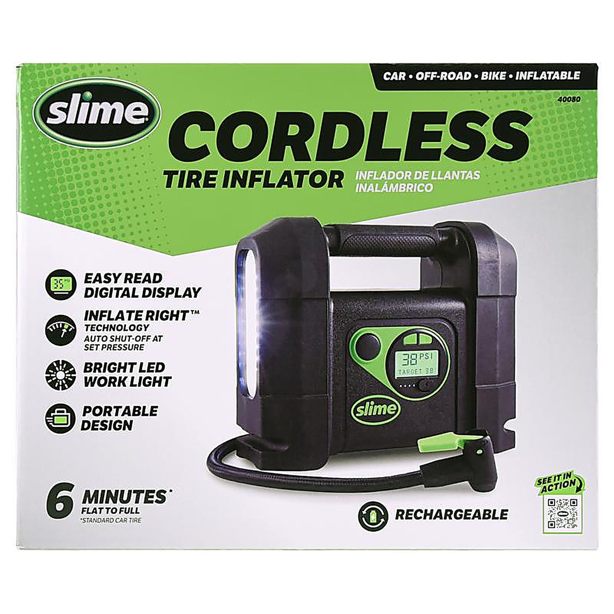 Slime - 40080 - Cordless Inflator