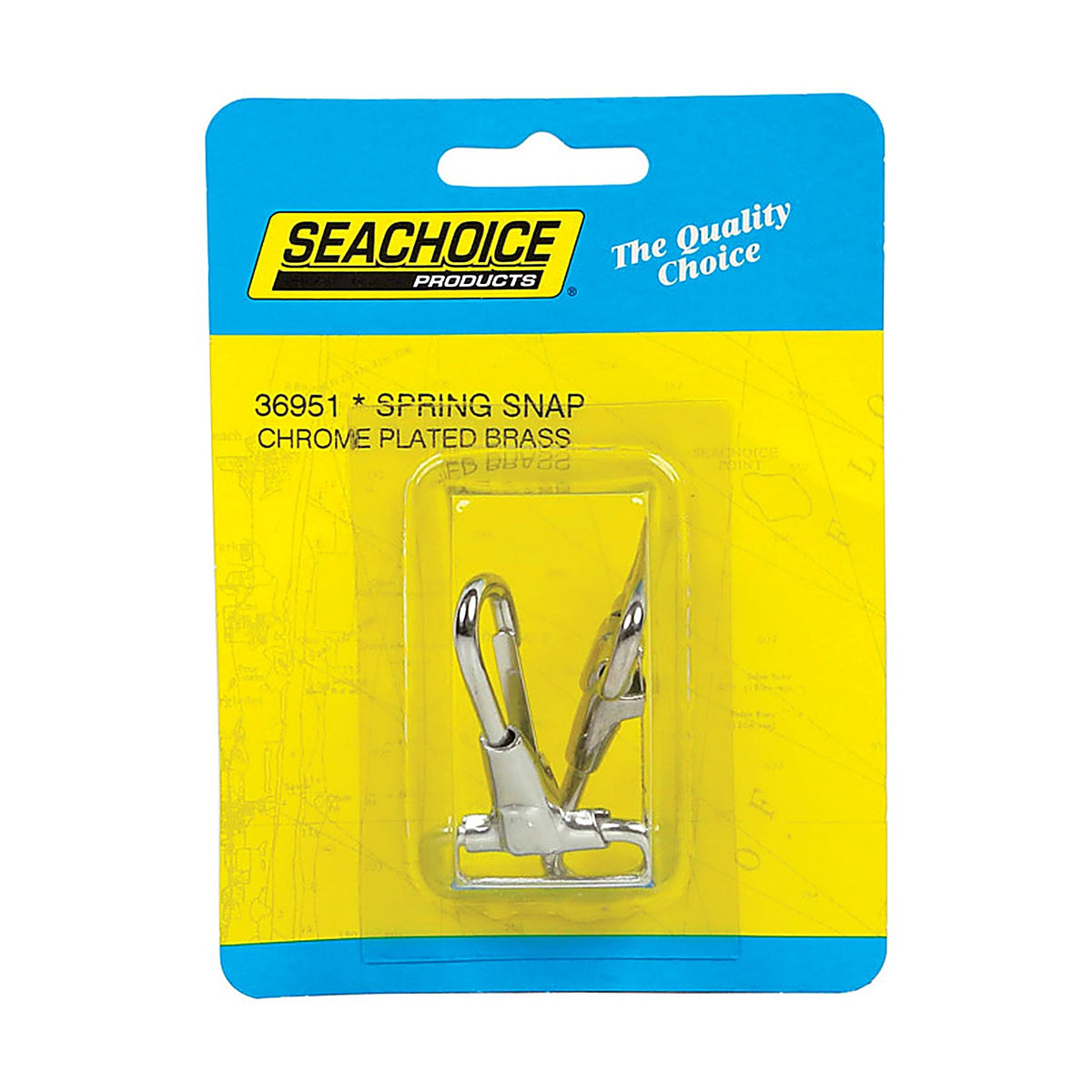 Seachoice - 50-36951 - Chrome-Plated Brass 2-1/8 In. L X 1 In. W Spring Snaps 2 Pack