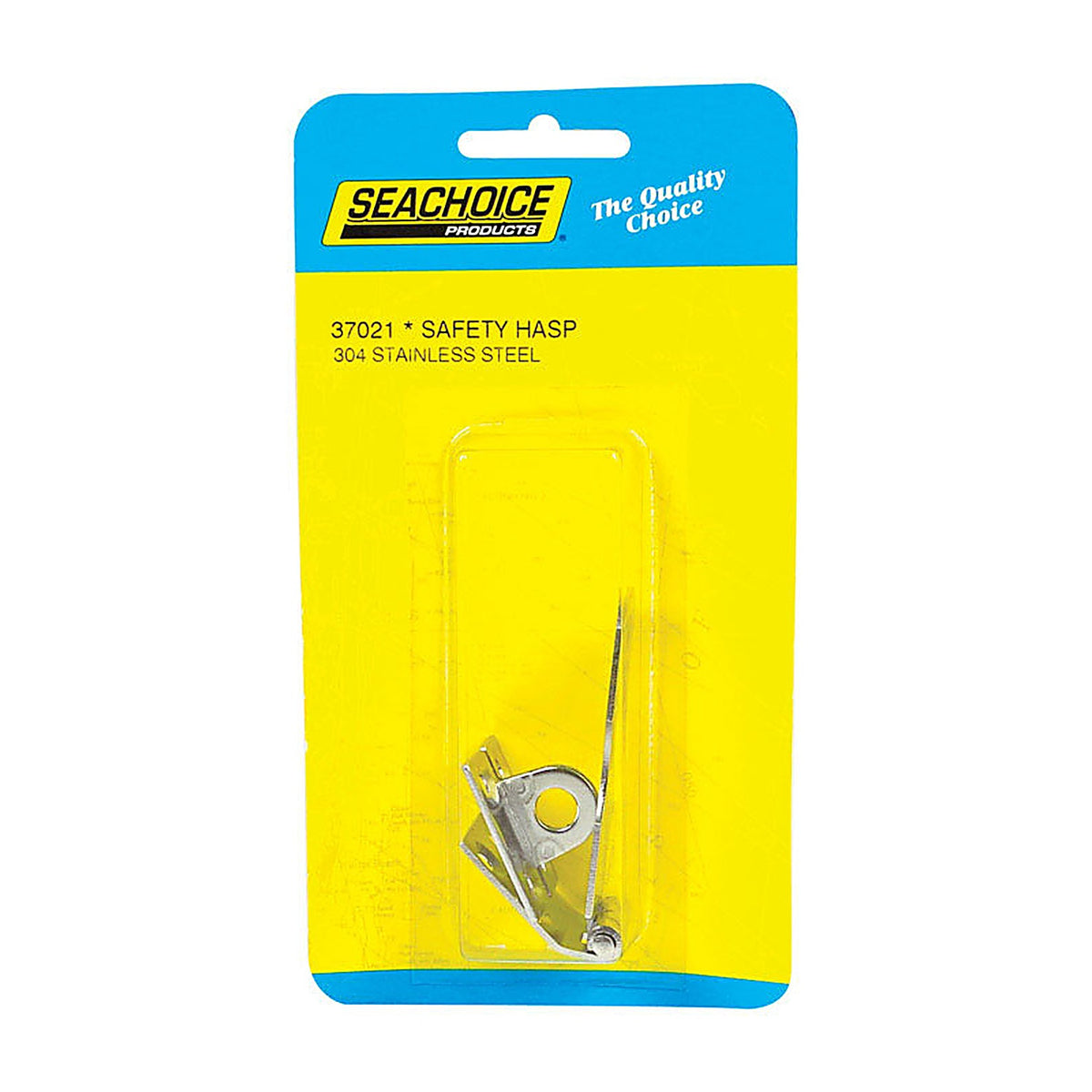 Seachoice - 50-37021 - Polished Stainless Steel 2-7/8 In. L X 1 In. W Fixed Eye Safety Hasp 1 Pack