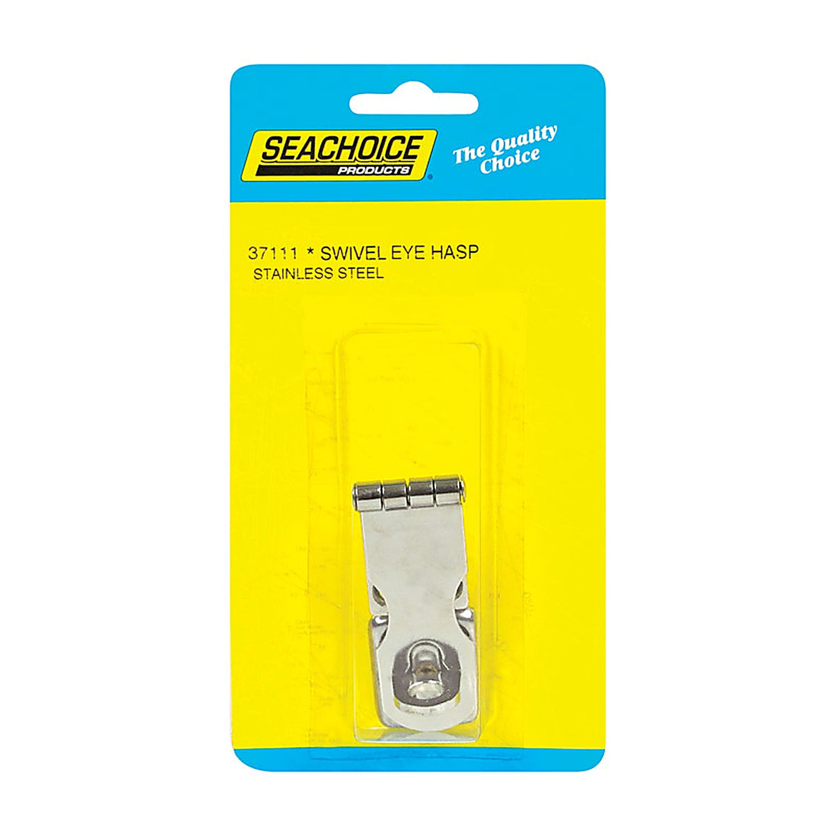 Seachoice 37111 Polished Stainless Steel 1 in. L x 4 in. W Swivel Eye Hasp 1/Pack