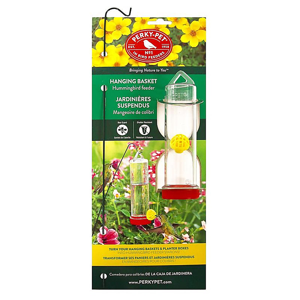 Perky-Pet 215P Hummingbird 3 oz Plastic Bottle Bird Feeder 1 ports
