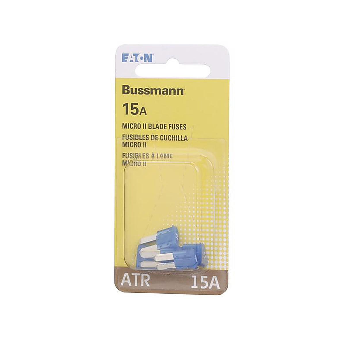 Bussmann - BP/ATR-15-RP - 15 Amps Atr Blue Blade Fuse 1 Pack