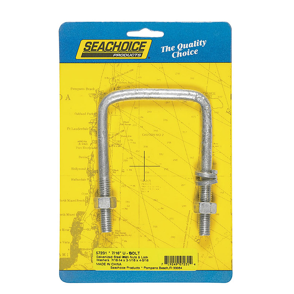 Seachoice - 50-57231 - Steel U-Bolt