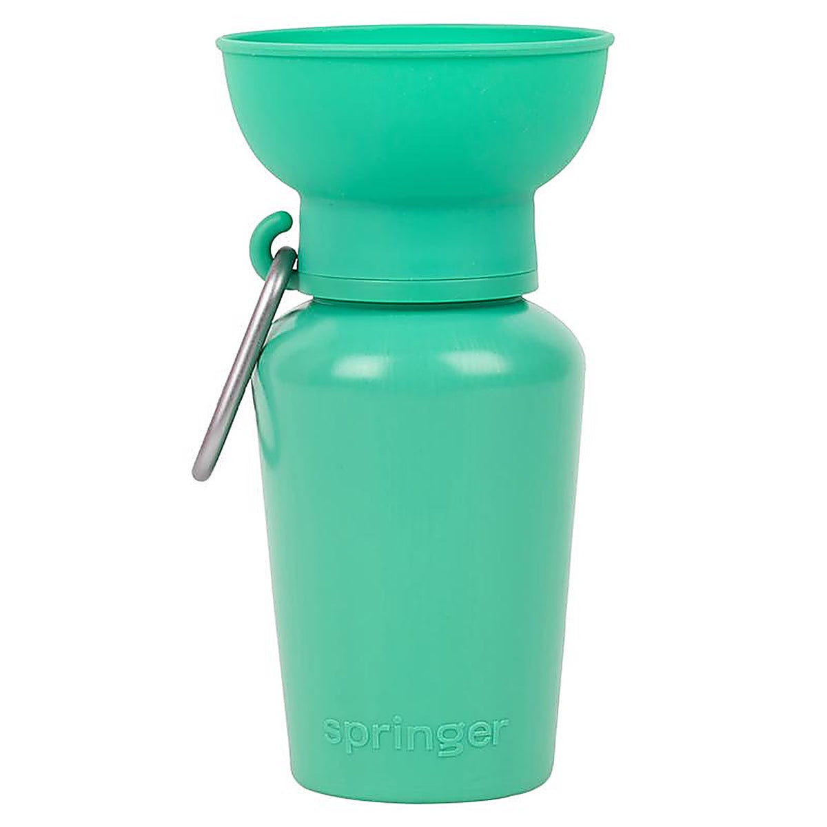 Springer - FL2003-12 - Green Flip Plastic Pet Travel Bottle for Dogs