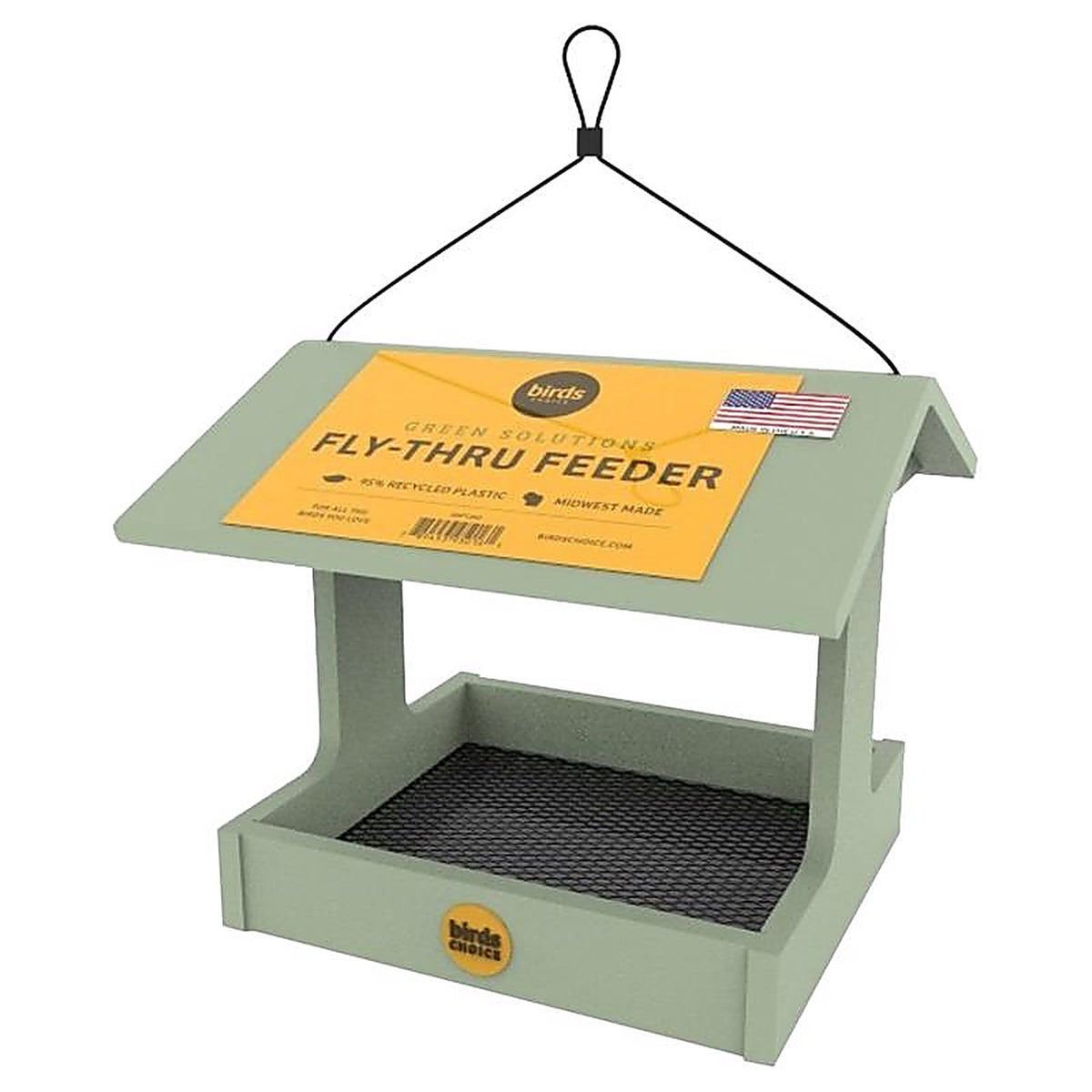 Birds Choice - BCFTSG - Plastic Fly-Thru Bird Feeder