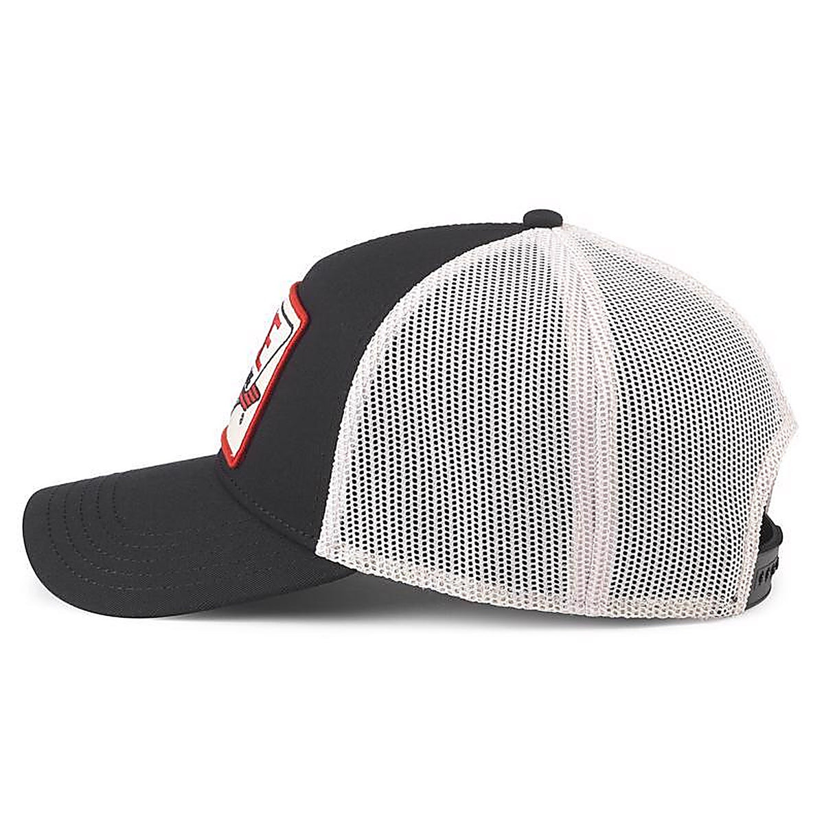 Ace Vintage Threads - SMU500A IBLK - Headwear Logo Baseball Cap Ivory/Black One Size Fits Most