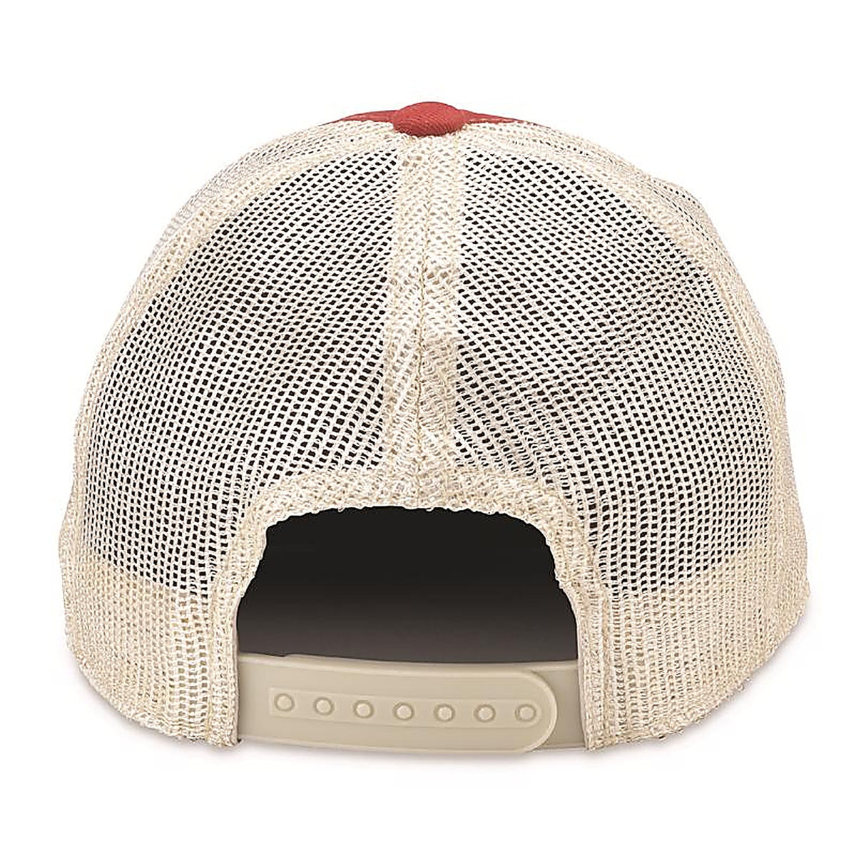 Ace Vintage Threads - SMU771B STRD - Headwear Logo Baseball Cap Stone/Red One Size Fits Most