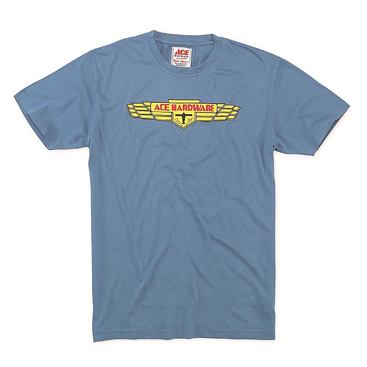 Ace Vintage Threads - SRJ801B CAPB-2X - XXL Short Sleeve Mens Crew Neck Captains Blue Tee Shirt