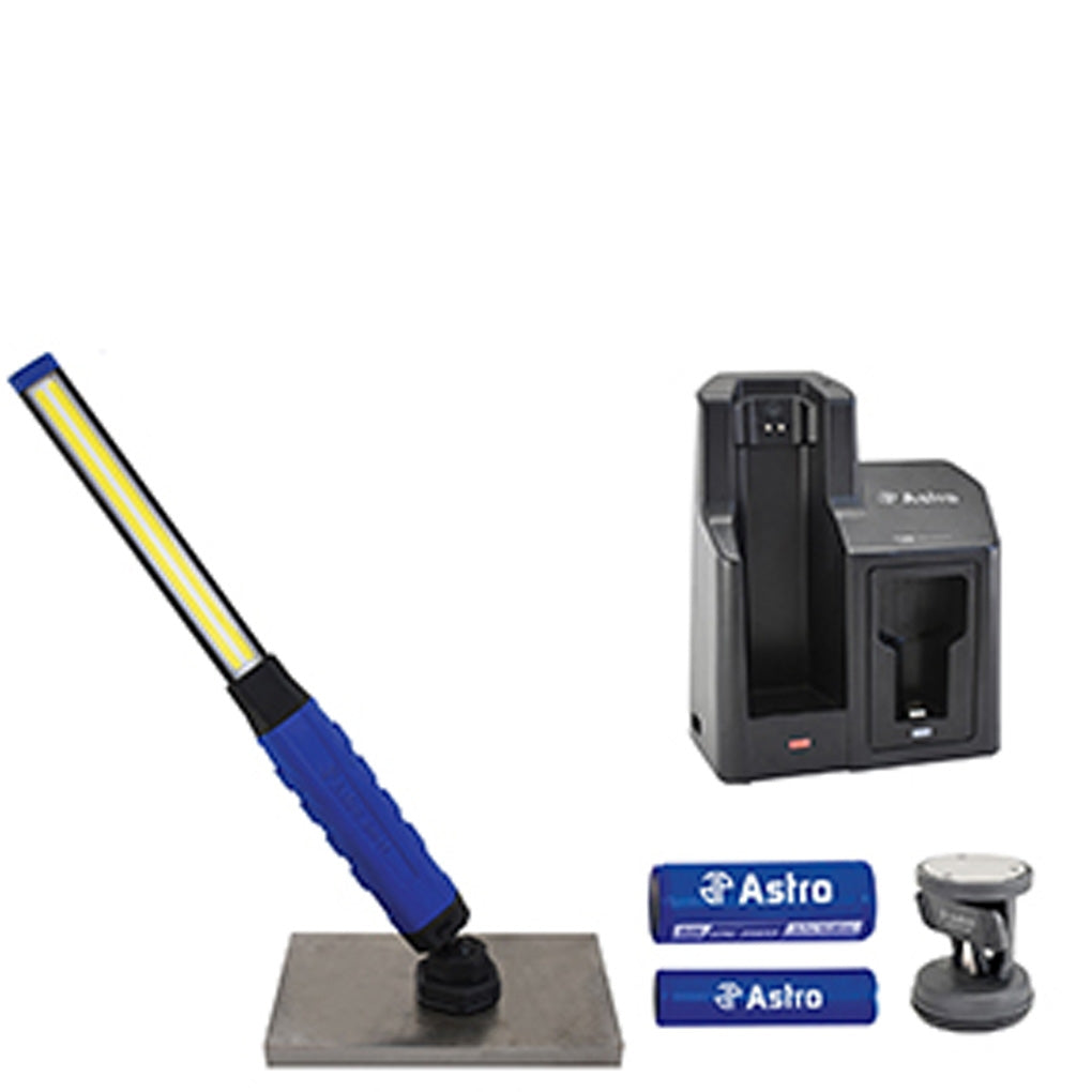 Astro Pneumatic 80SLC 800 Lm Rechargeable Slim Light W/ Quick-Swap System & Suction Cup Base