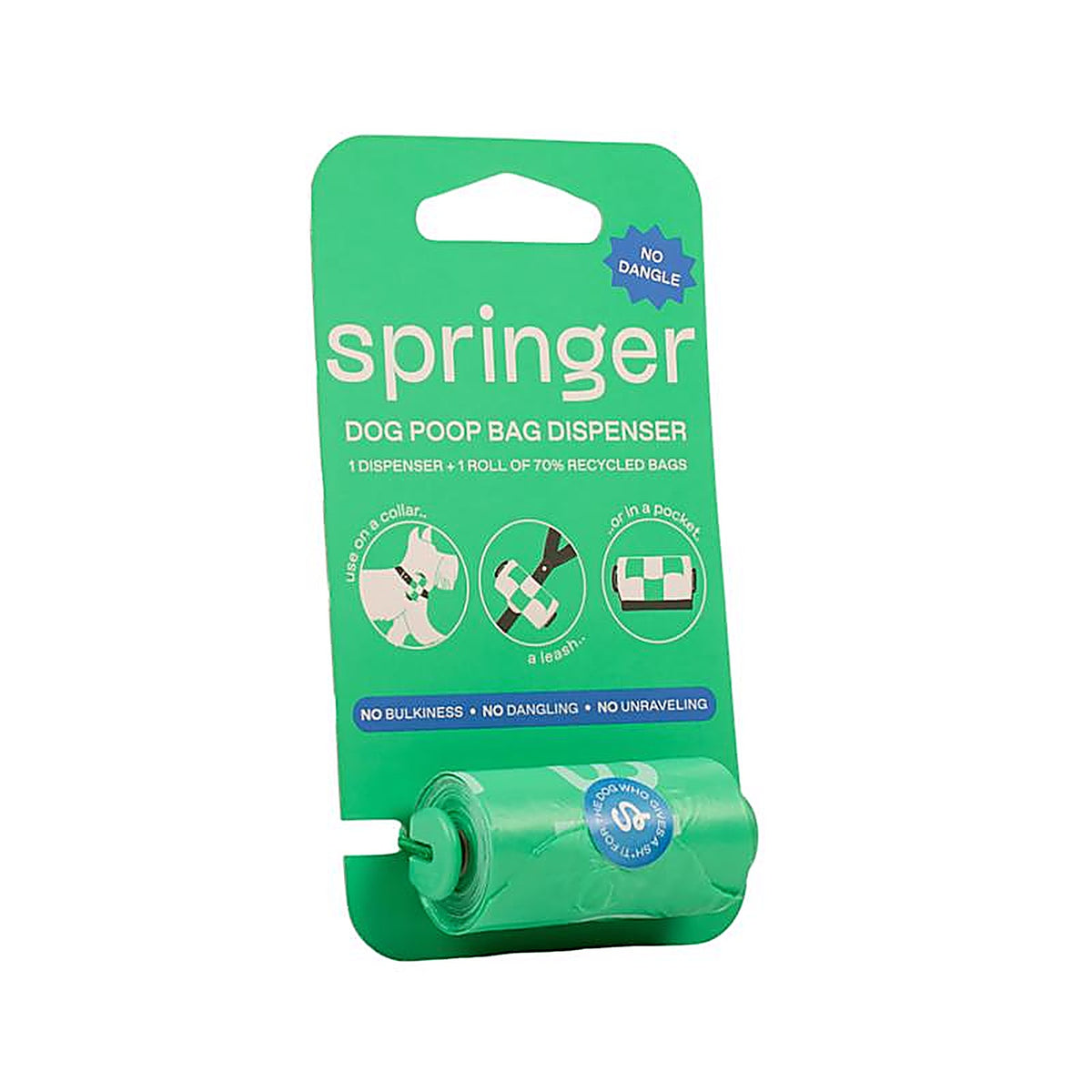 Springer - PBD1003-12 - Plastic Dispenser with Waste Bag 1 Pack