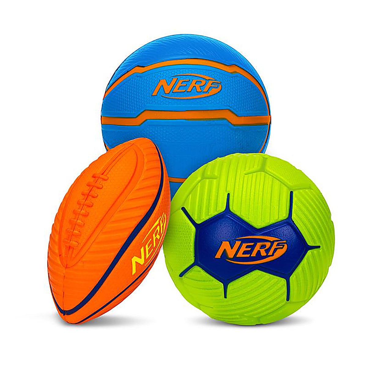 Nerf - 92081C1 - Mini Soccer, Football, and Basketball Ball Assortment