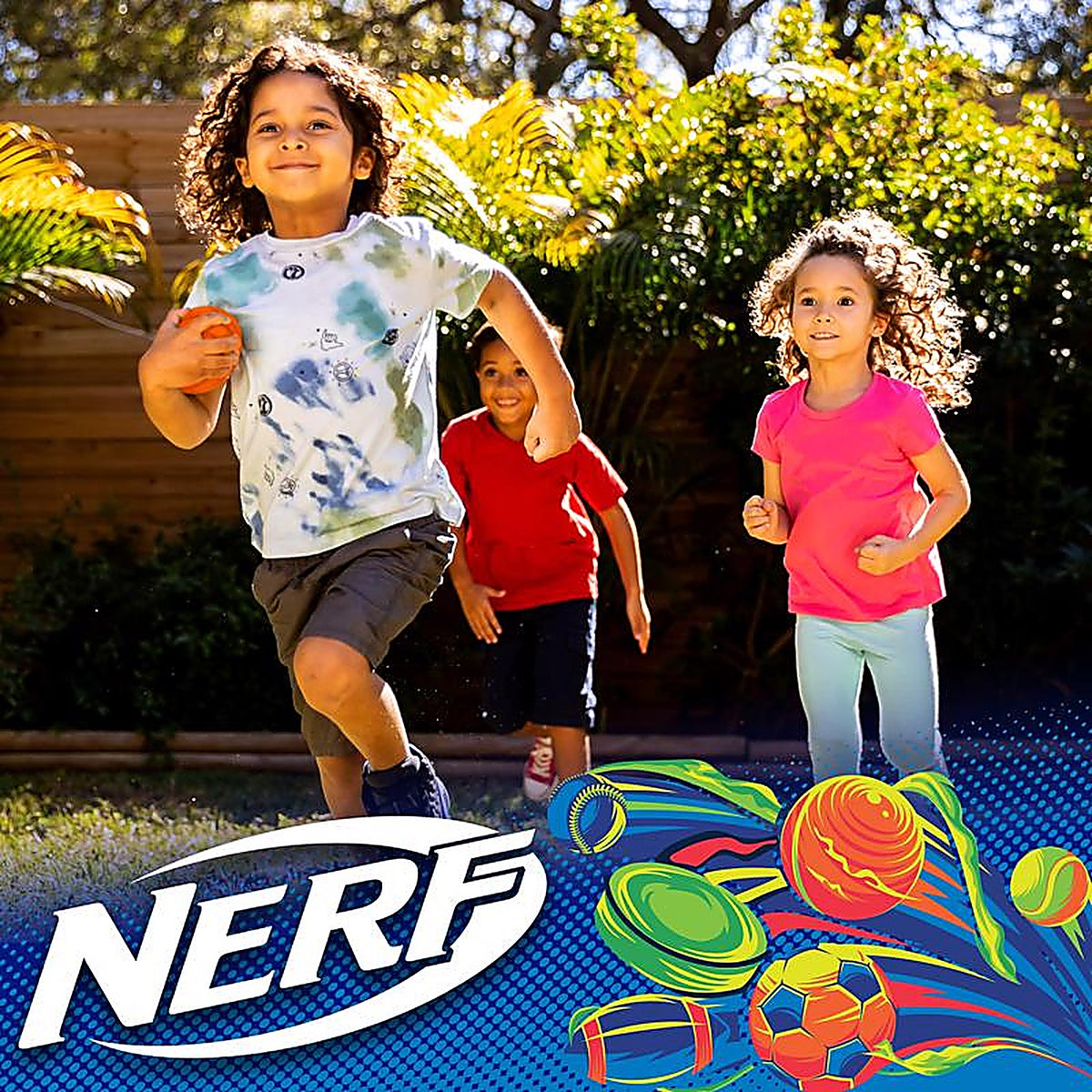 Nerf - 92081C1 - Mini Soccer, Football, and Basketball Ball Assortment
