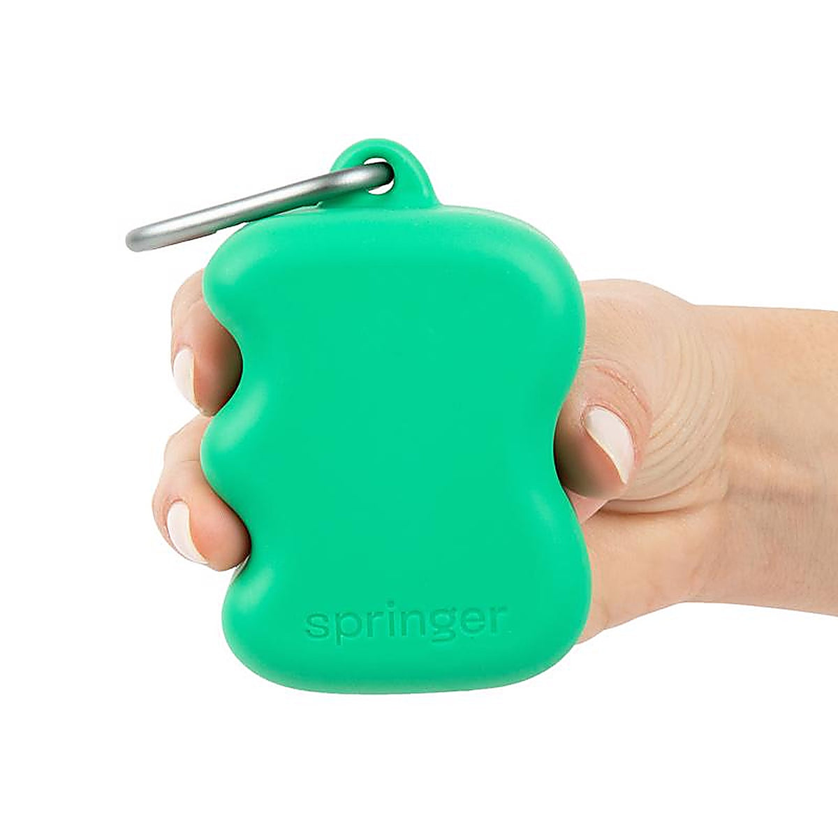 Springer - TR1003-12 - Green Rubber Treat Pouch 1 Pack