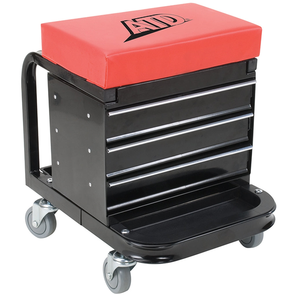 ATD 81047 Heavy Duty Toolbox Creeper Seat, 450lb Capacity