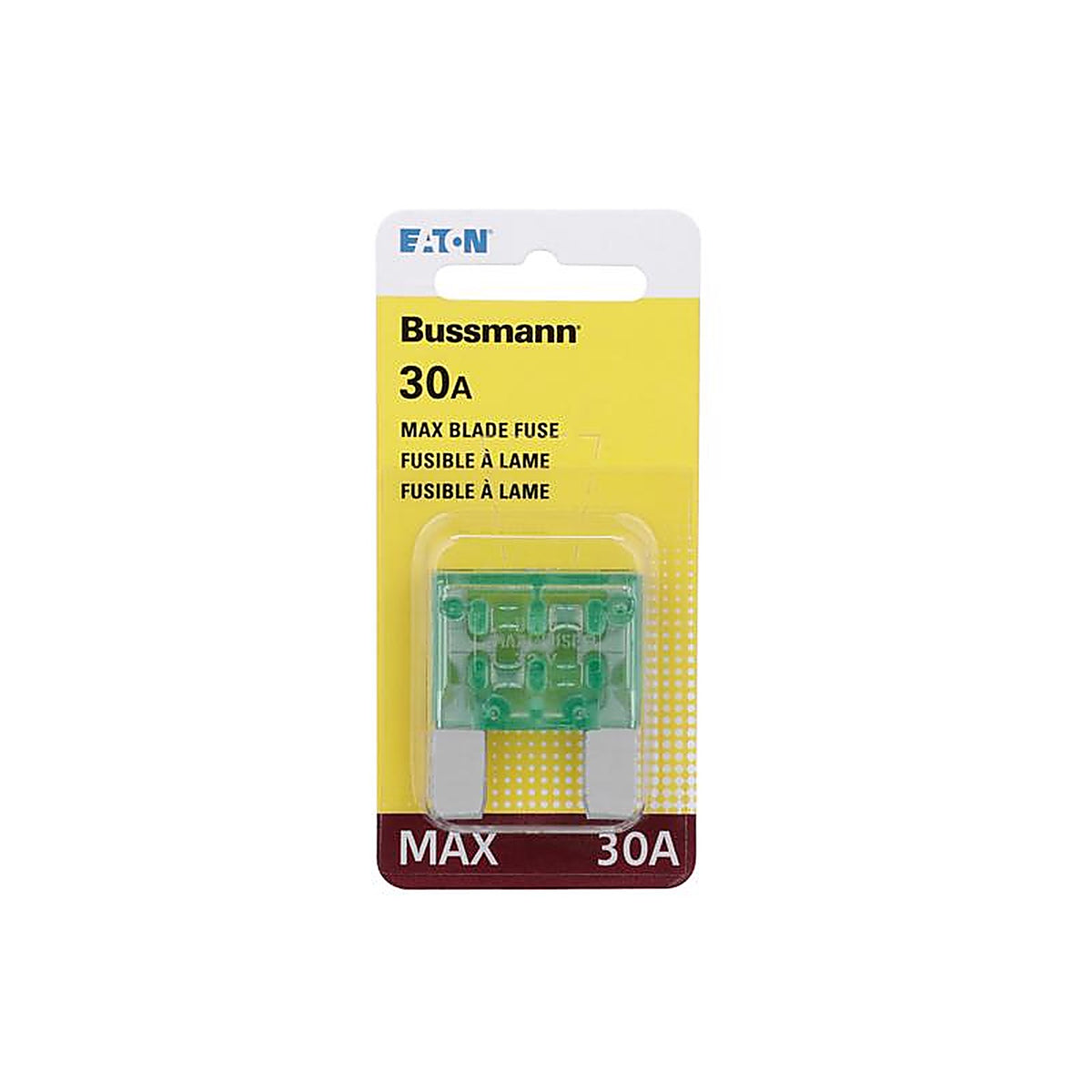 Bussmann BP/MAX-30-RP 30 amps MAX Blade Fuse 1/Pack