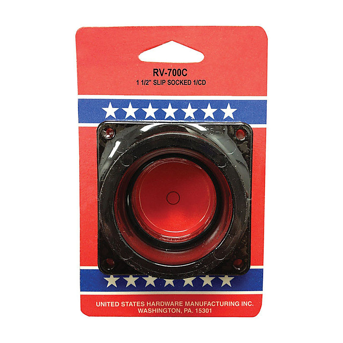 US Hardware RV-700C Slip Socket With Flange 1/Pack