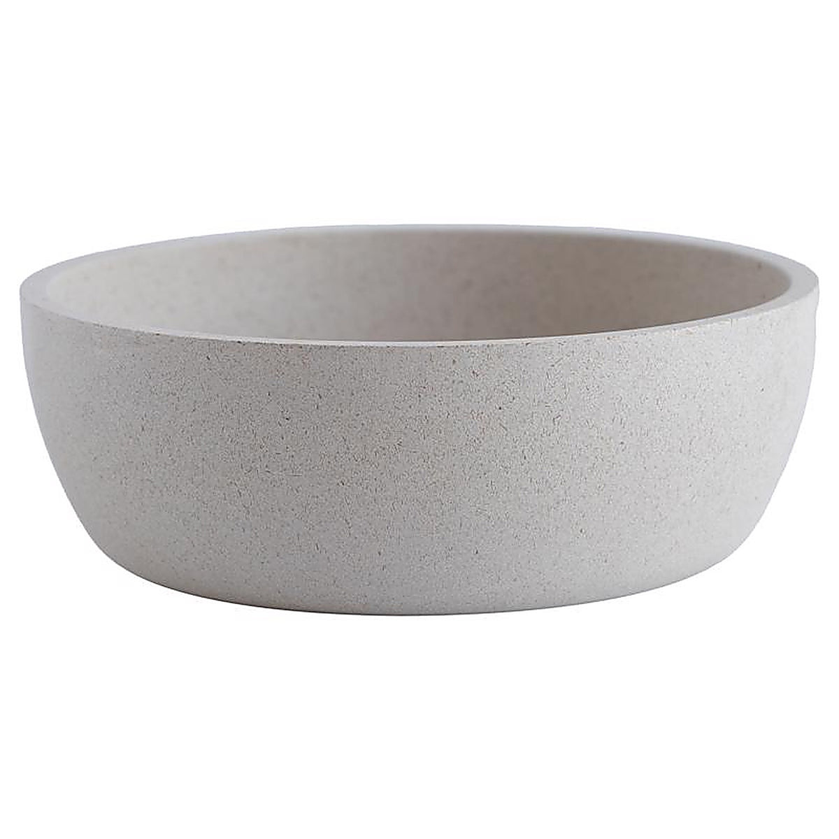 Loopy Products - P-NA-M-000 - Cream Molded Bamboo 4 Cups Pet Bowl for All Pets