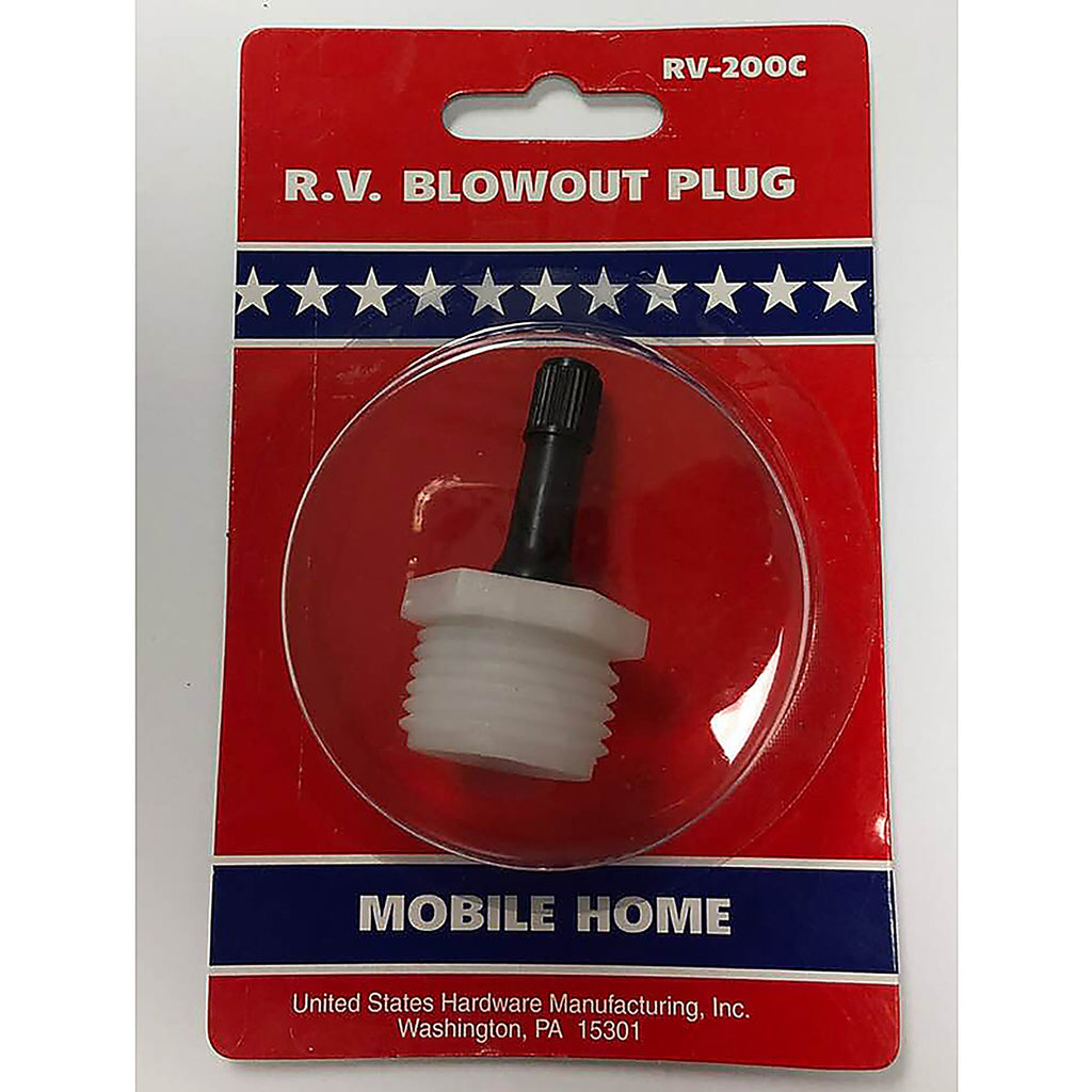 US Hardware RV-200C Blow Out Plug 1/Pack
