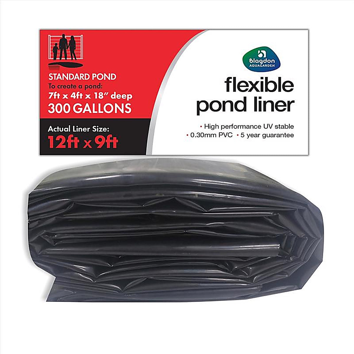Pennington - 100549929 - Aquagarden 12 Ft. Pond Liner