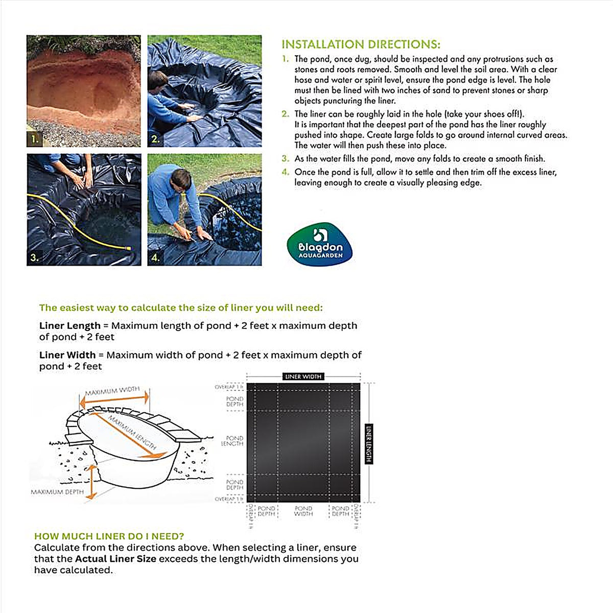 Pennington - 100549929 - Aquagarden 12 Ft. Pond Liner