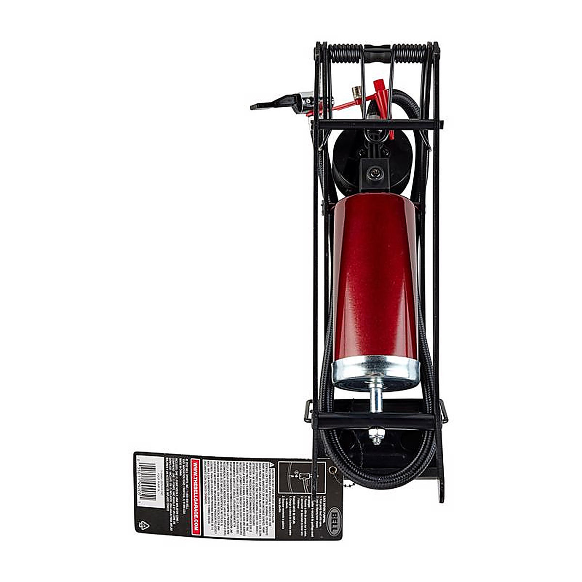 Bell Sports - 7159865 - Zepher 200 Steel Foot Pump 100 PSI Black
