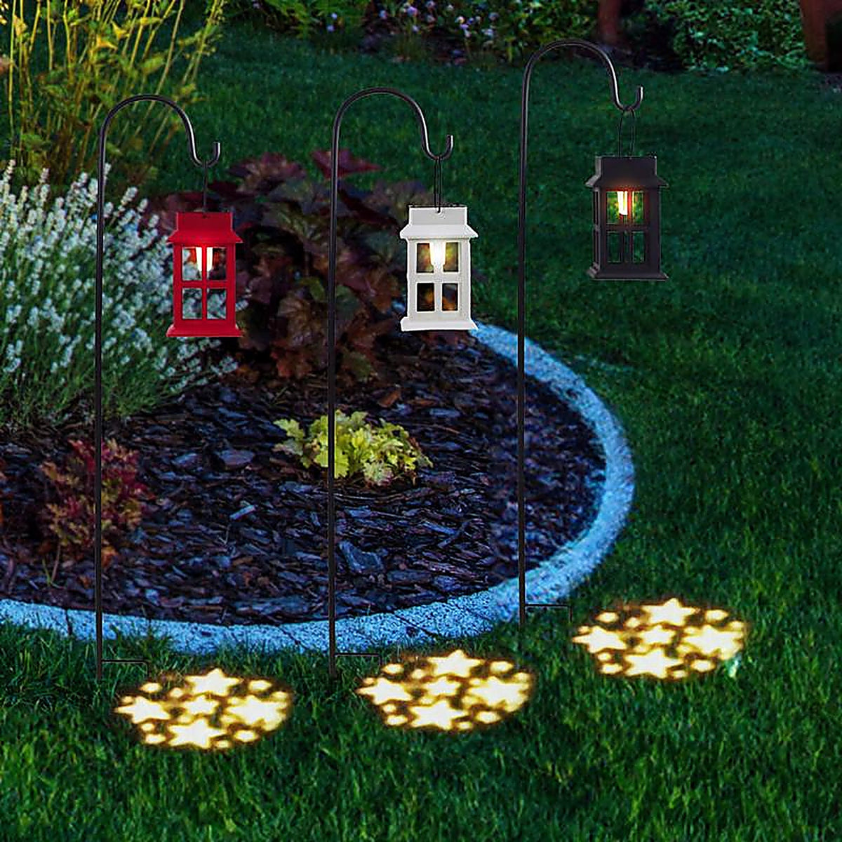 Alpine - MAW292A - Multicolored Metal/Plastic 10 In. H Solar Garden Stake