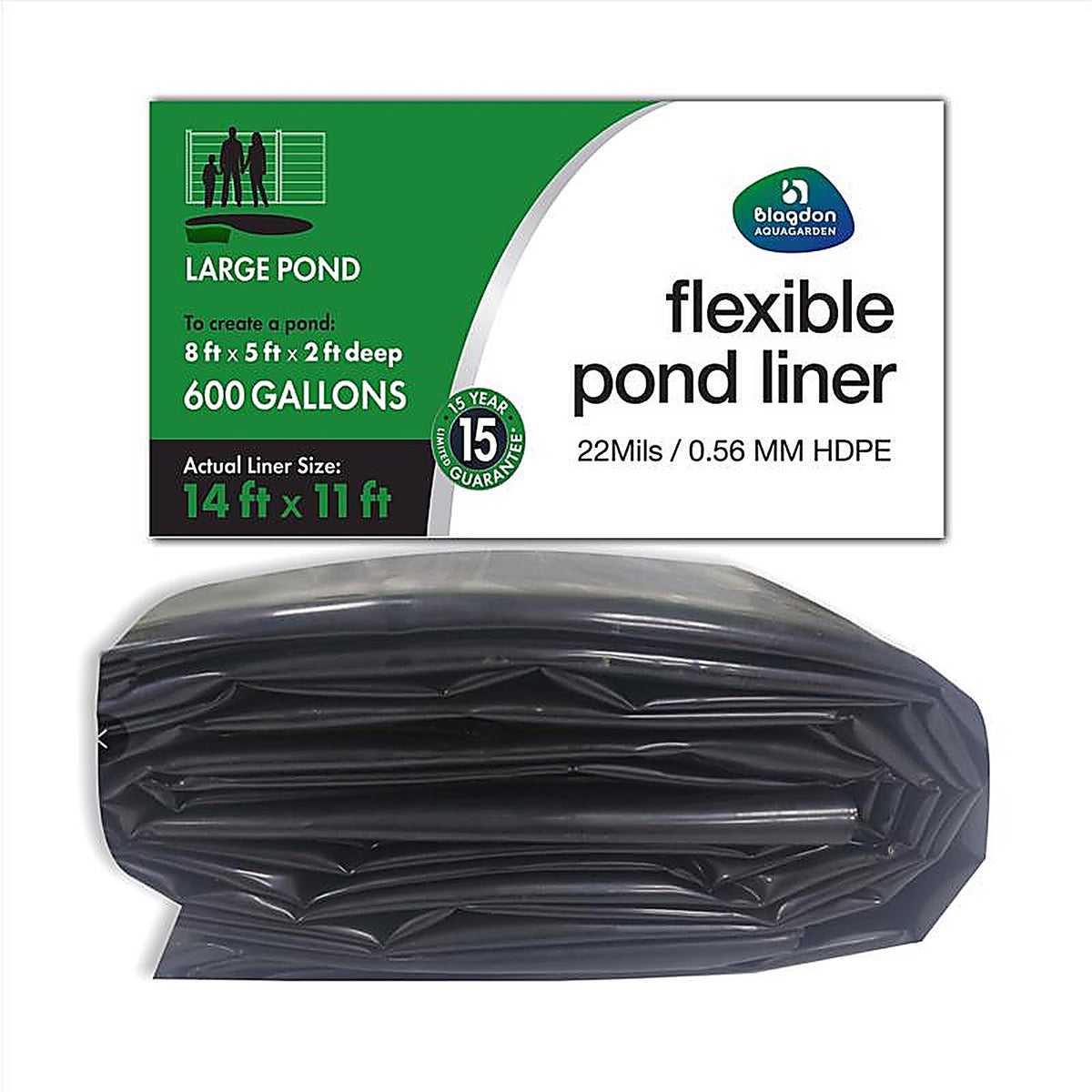 Pennington - 100549978 - Aquagarden 14 Ft. Pond Liner