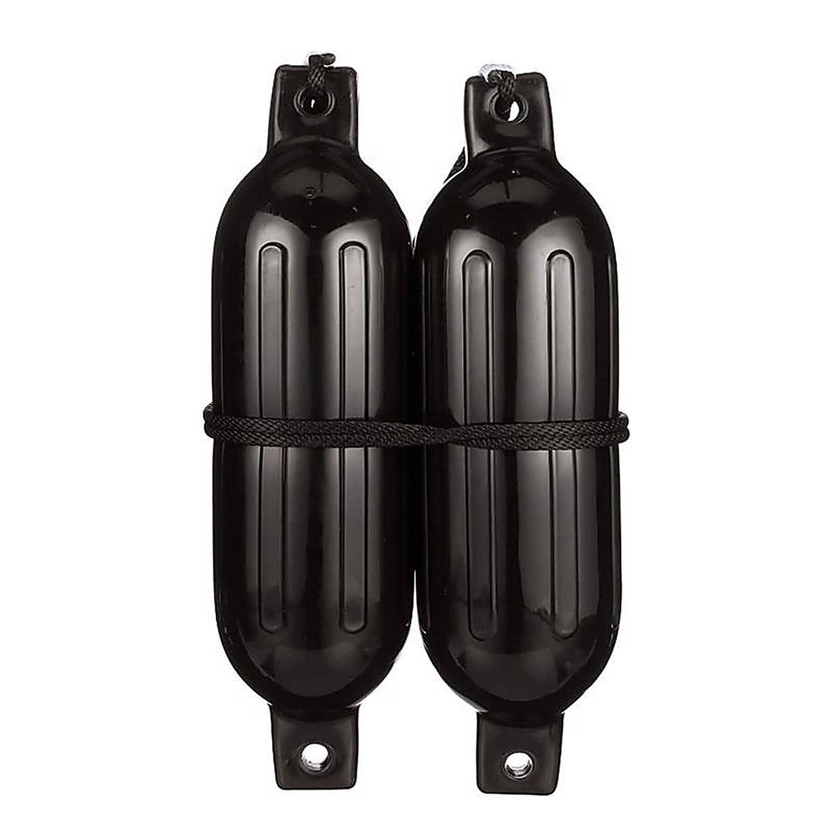 Seachoice - 50-79281 - Twin Eye Black Vinyl Boat Fender