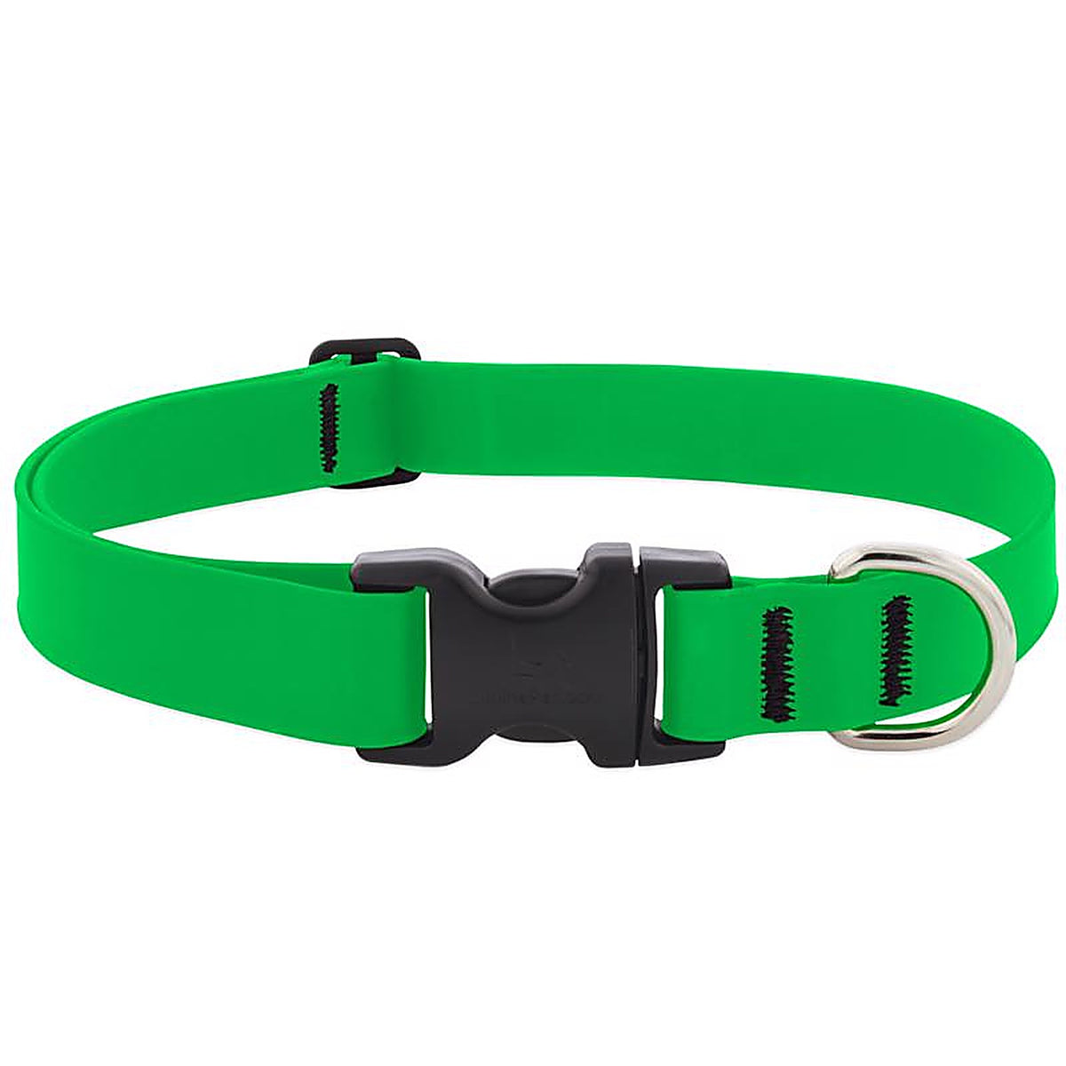 LupinePet - 28353 - Splash Neon Green Biothane Dog Adjustable Collar Large