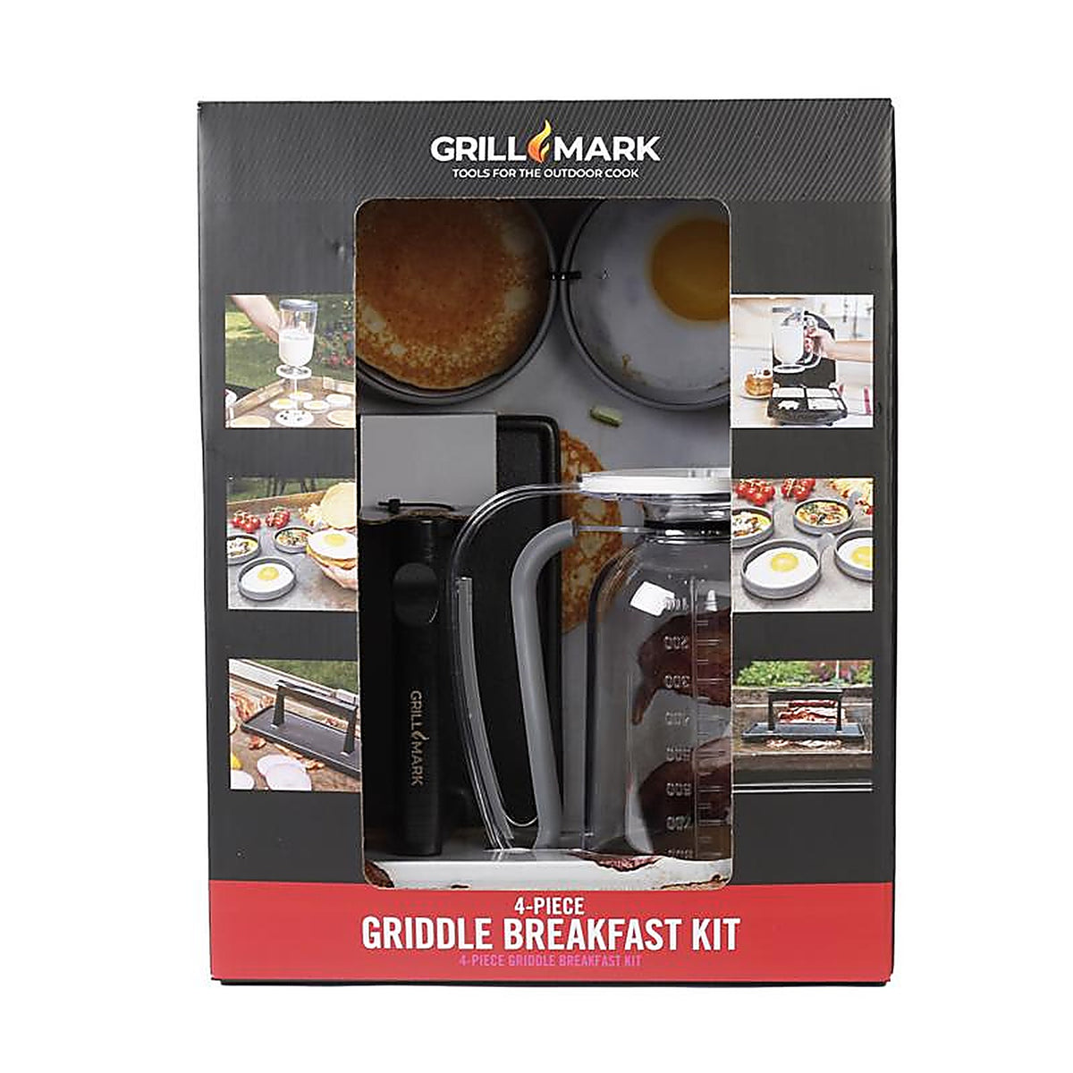 Grill Mark - 08820ACE - Cast Iron Breakfast Kit 4 Piece