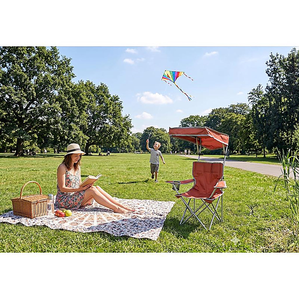 Quikchair - QC50CP-25ACEPK6 - Assorted Canopy Kids Folding Chair