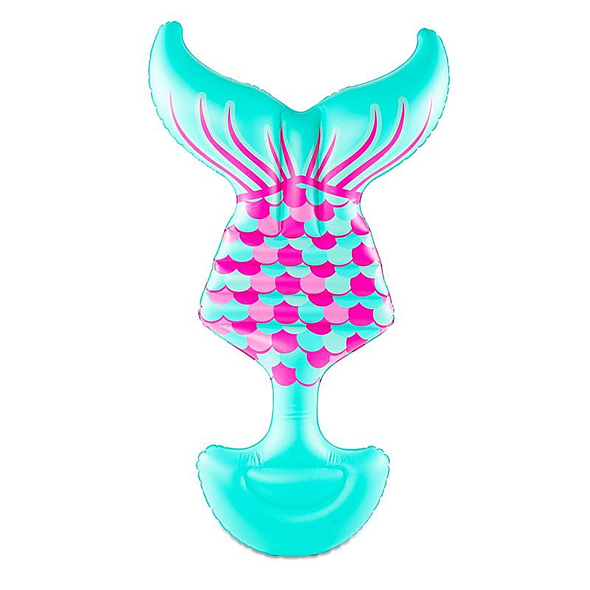 Bigmouth - 22-BSS-3908 - Blue/Pink PVC/Vinyl Inflatable Mermaid Tail Saddle Seat Pool Float