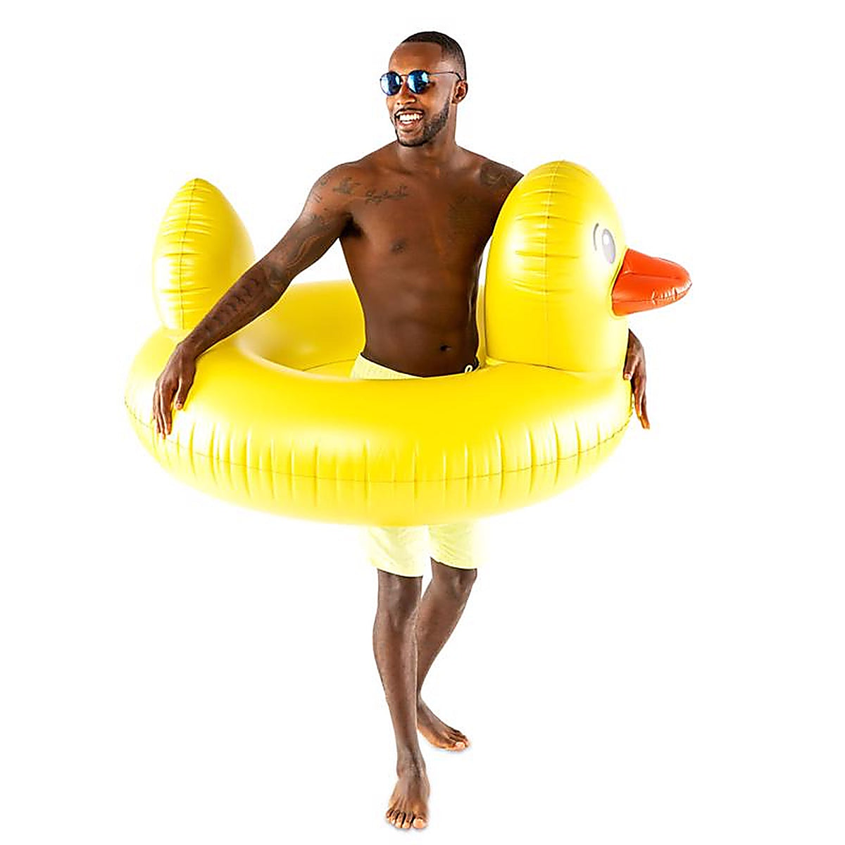Bigmouth - 22-BPF-4007 - Yellow PVC/Vinyl Inflatable Duck Pool Float