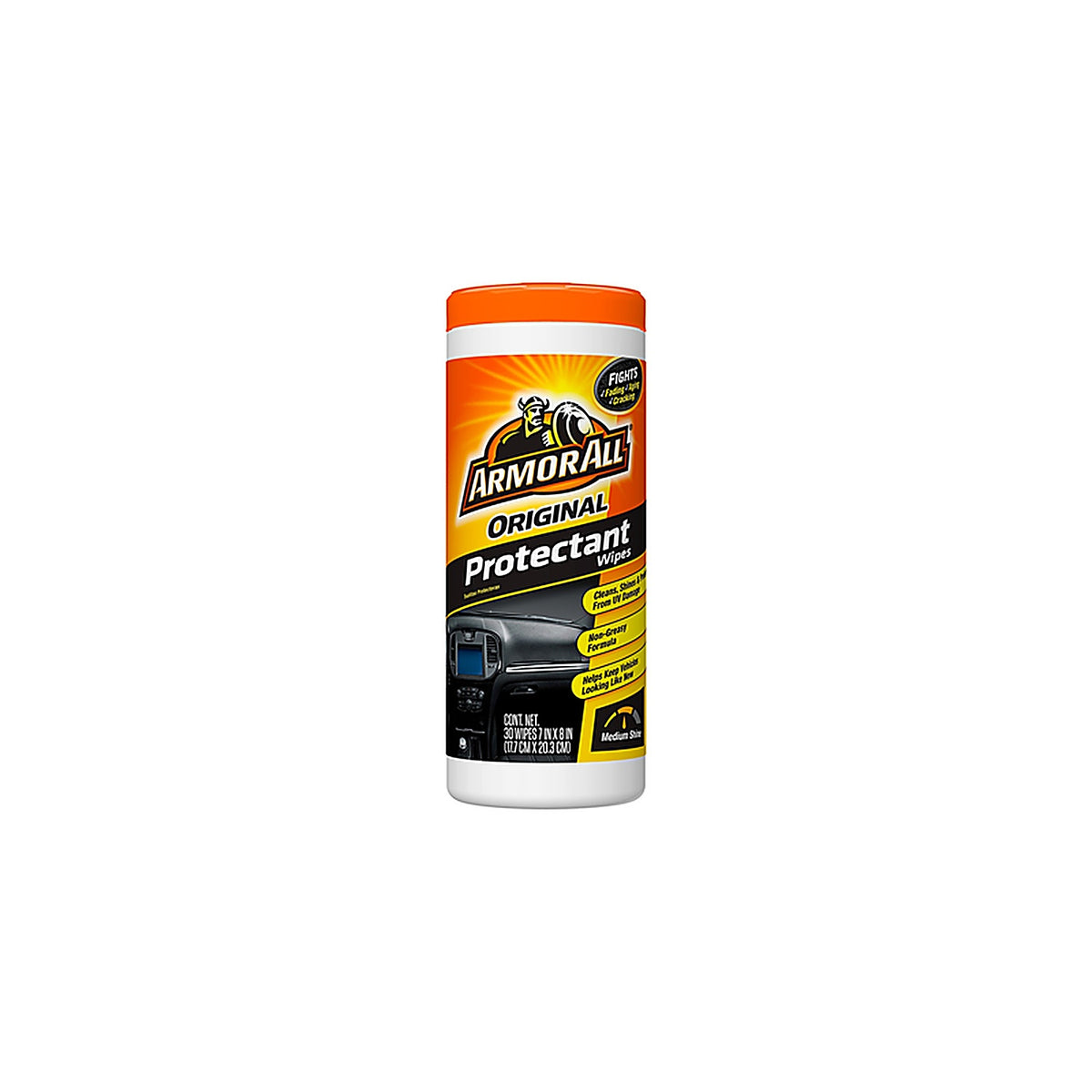 Armor All 17496C Original Plastic/Rubber/Vinyl Protectant Wipes 30 wipes