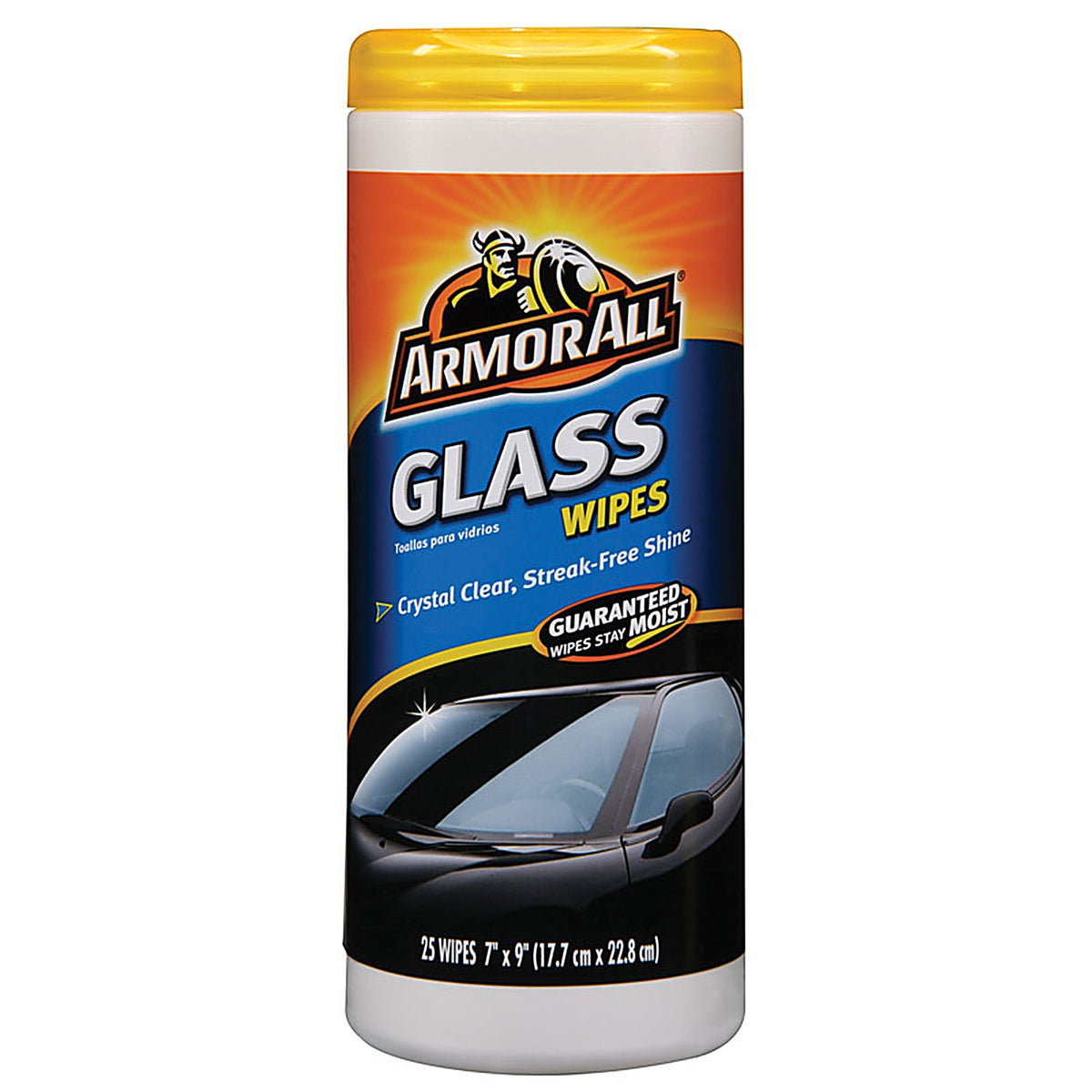 Armor All 17501C Auto Glass Cleaner Wipes 30 ct