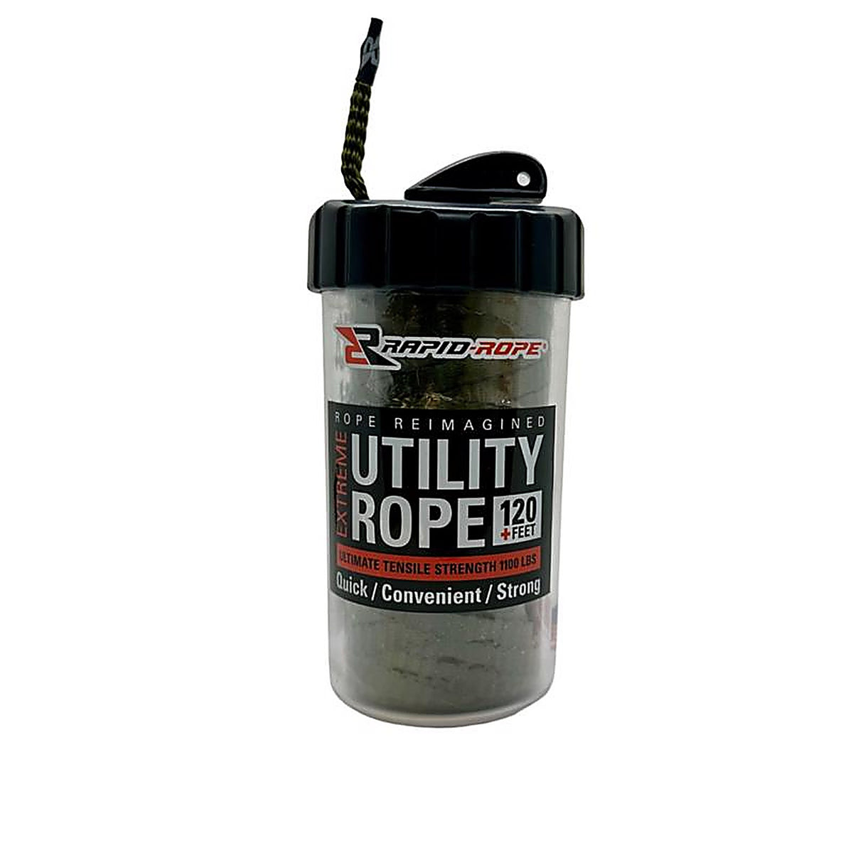Rapid Rope - RRCODG6027 - 3/8 In. D X 120 Linear Ft L Olive Drab Braided Polyester Rope
