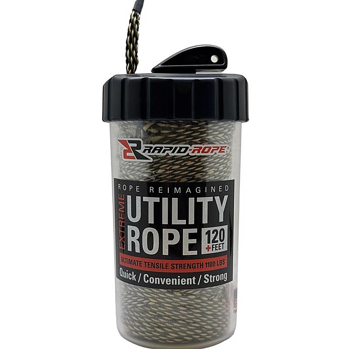 Rapid Rope - RRCC6591 - 3/8 In. D X 120 Linear Ft L Camouflage Braided Polyester Rope