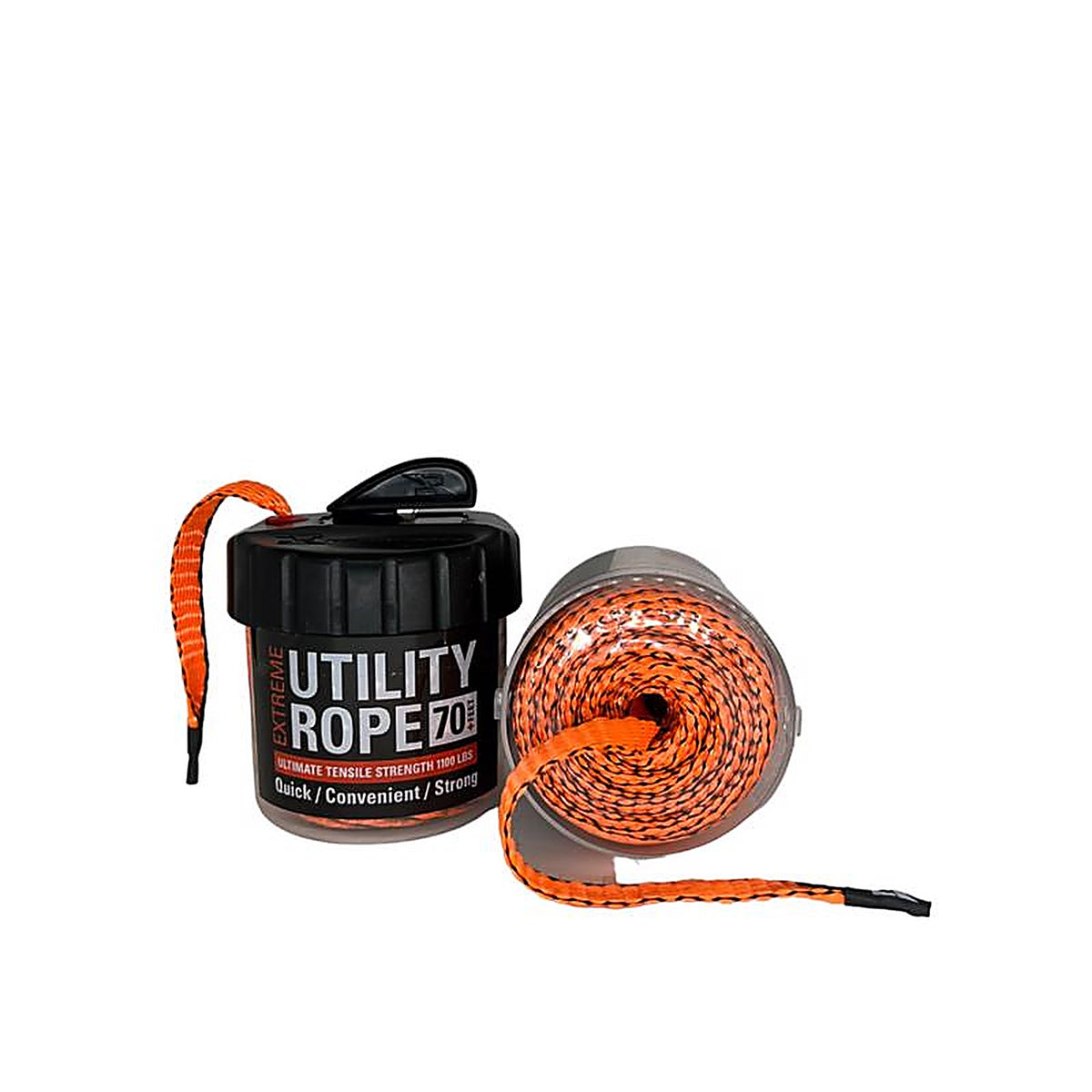 Rapid Rope - RRMCO6126 - 3/8 In. D X 70 Linear Ft L Orange Braided Polyester Rope