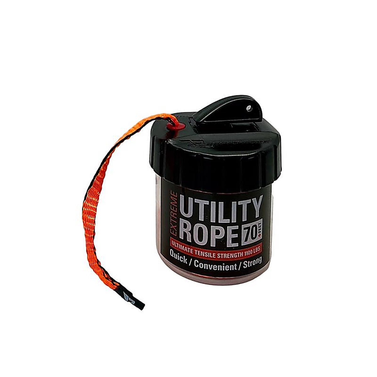Rapid Rope - RRMCO6126 - 3/8 In. D X 70 Linear Ft L Orange Braided Polyester Rope