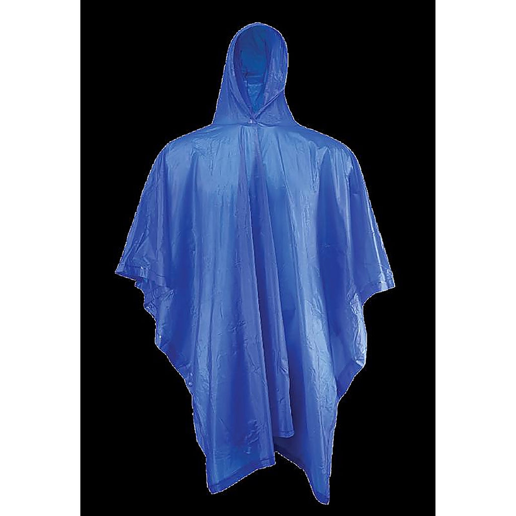 Boss - B49106B/O - Blue PVC Rain Poncho One Size Fits All