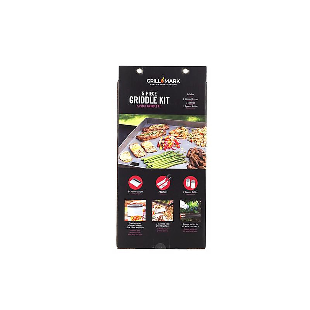 Grill Mark - 08826ACE - Stainless Steel Grilling Accessory Kit 5 Piece