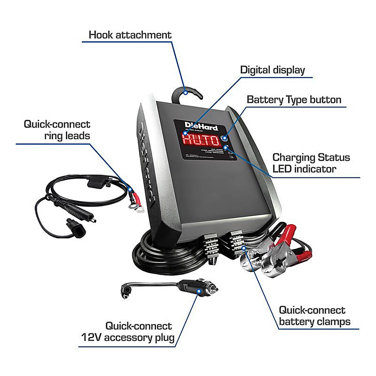 Diehard - DH6L - Automatic 12 V 6 Amps Battery Charger/Maintainer