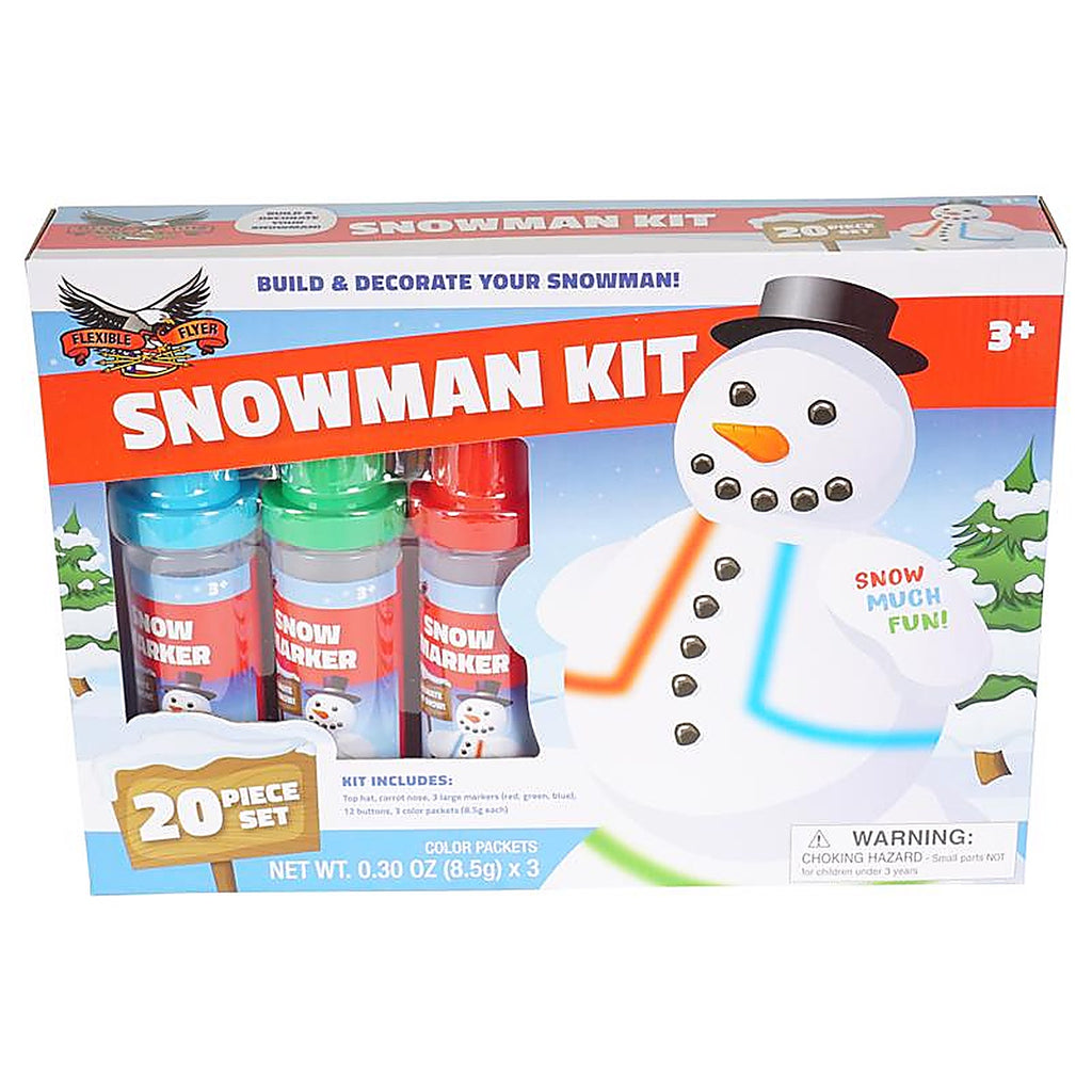 Flexible Flyer - SM-101 - Decorative Plastic Snowman Kit
