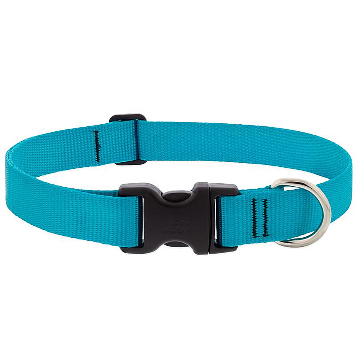 LupinePet - 15053 - Aqua Nylon Dog Adjustable Collar Large/X-Large
