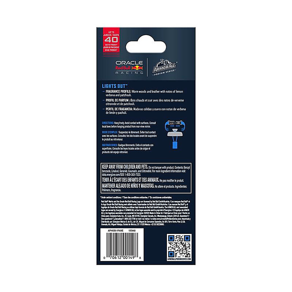 Armor All - E304248300 - Podium Series Lights Out Scent Air Freshener Solid 1 Pack