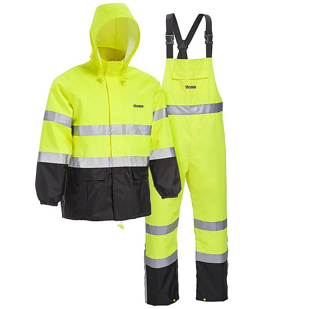 Boss - B44531/2XL - Yellow PVC Rain Suit XXL